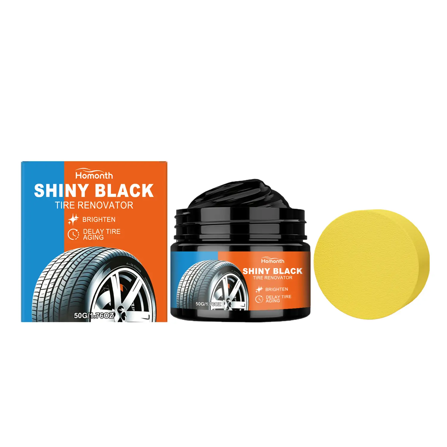 Shiny Black Tire Renovator