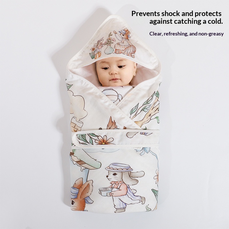 Baby Lightweight Pure Cotton Swaddle Blanket