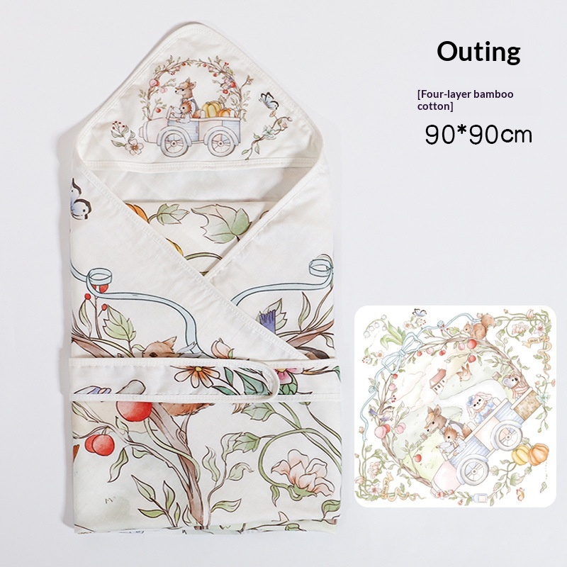 Baby Lightweight Pure Cotton Swaddle Blanket