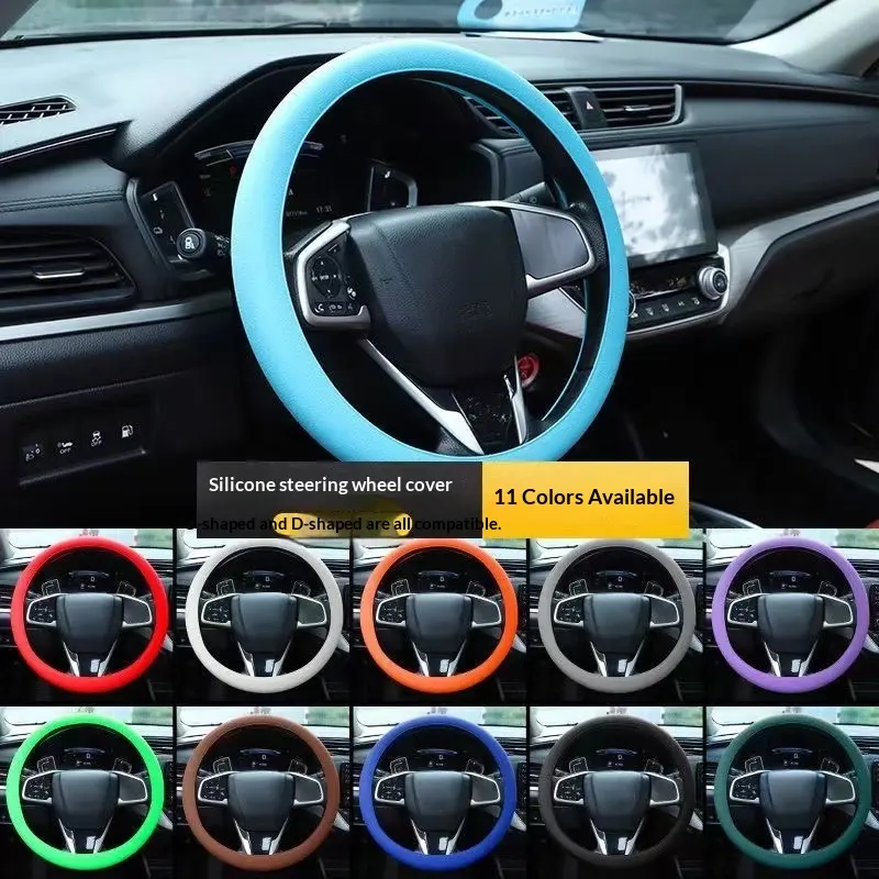 All-Season Non-Slip Silicone Soft Leather Grain Car