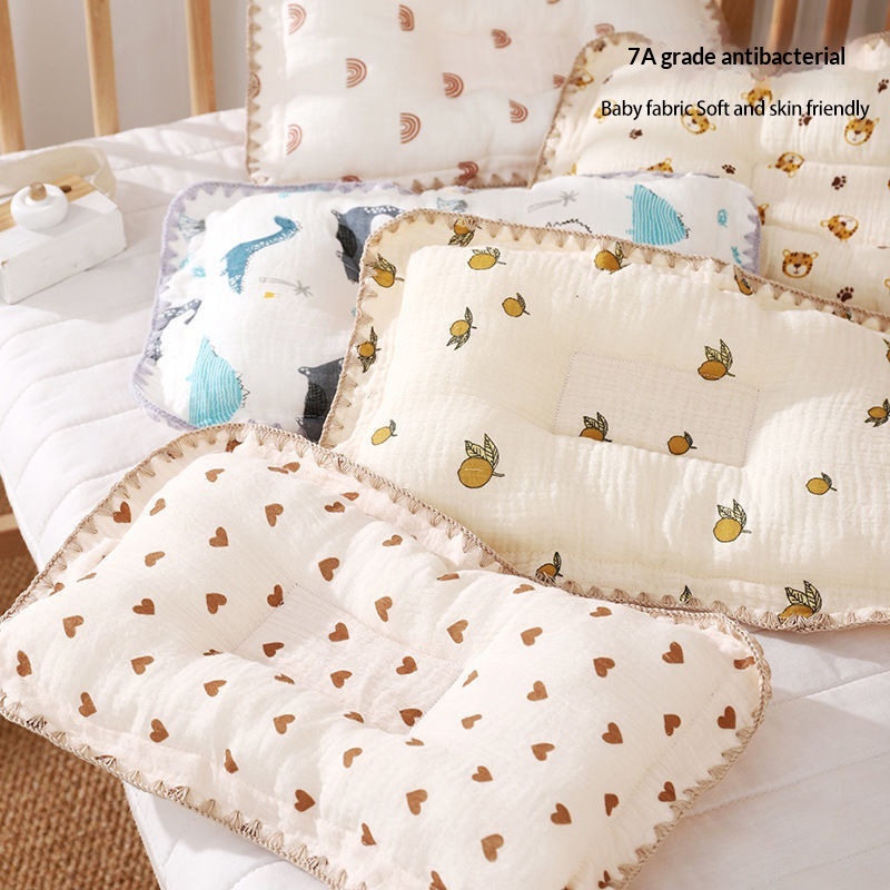 Baby Pillow Cotton Gauze Baby Shaping Pillow