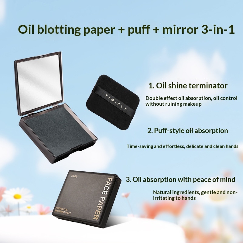 Oil-absorbing Sheets For The Faceremove Oil Without Disturbing Makeup Perfect For Touch-ups With Loose Powder