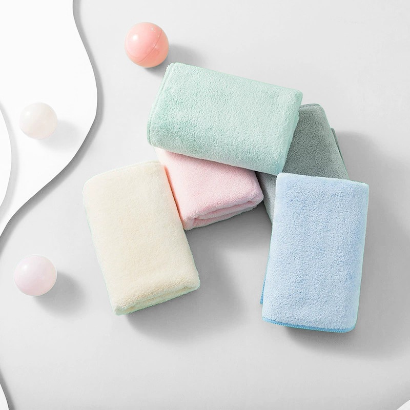 Coral Fleece Thickened Soft Absorbent Face Towel