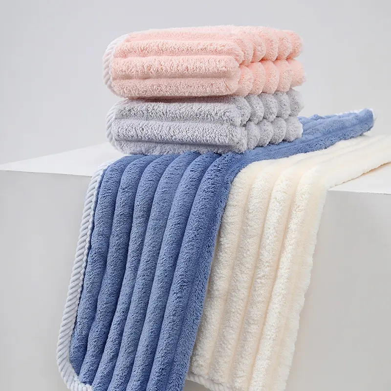 Household Extra-large Extra-thick Coral Fleece Towel