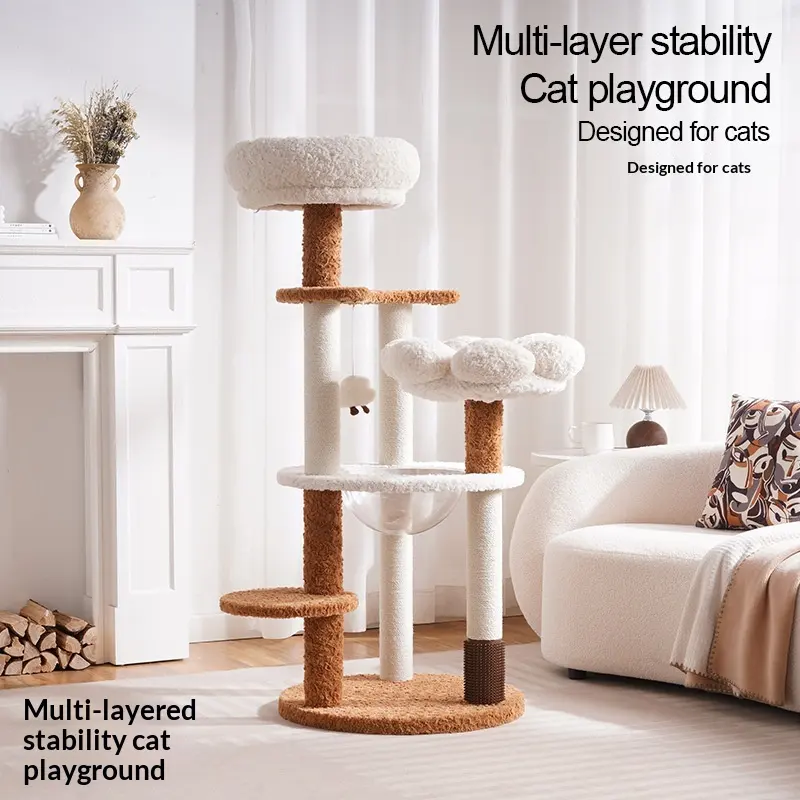 Solid Wood Cat Tree That Doesnt Take