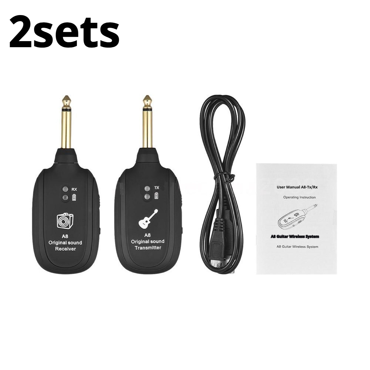 A8 Guitar Pickup Wireless Receiver