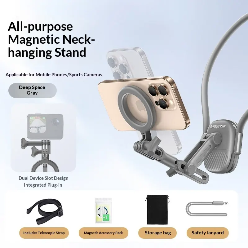 Neck-mounted Phone Holder For First-person Perspective Filming