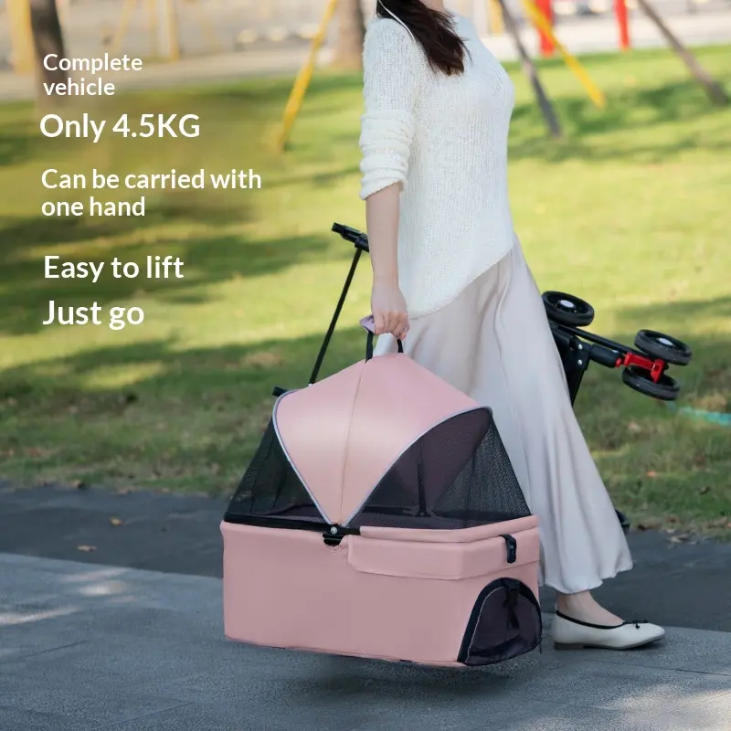 Pet Stroller For Dogs And Cats Lightweight