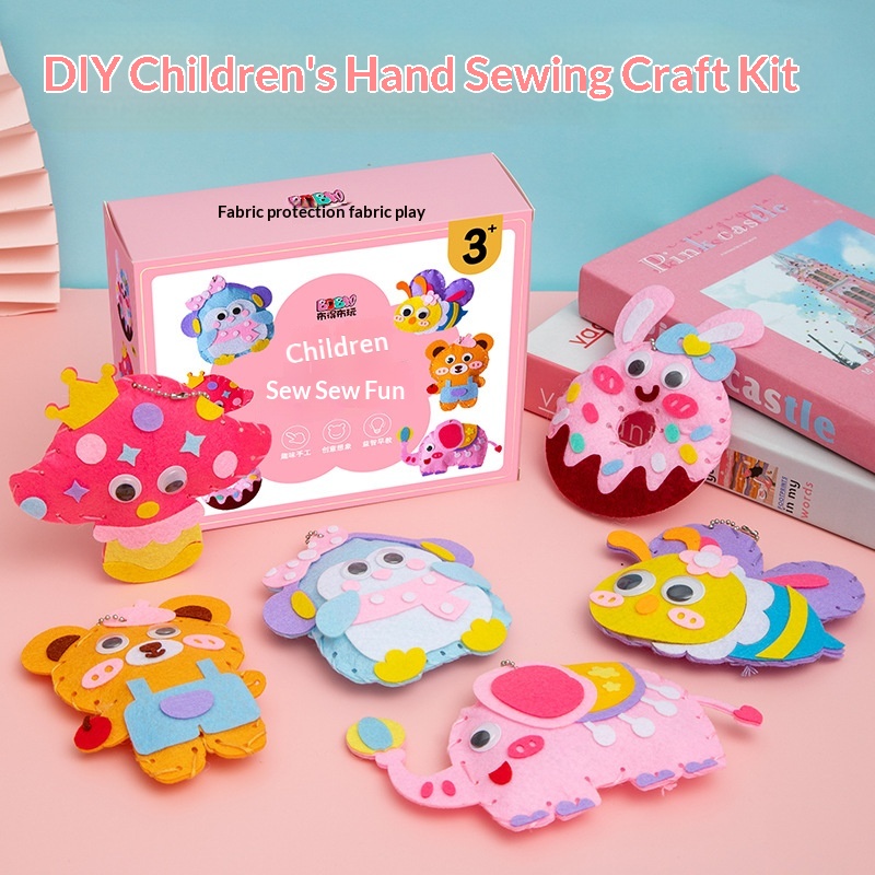 Educational Doll Pendant Creative Sewing Toy For Children