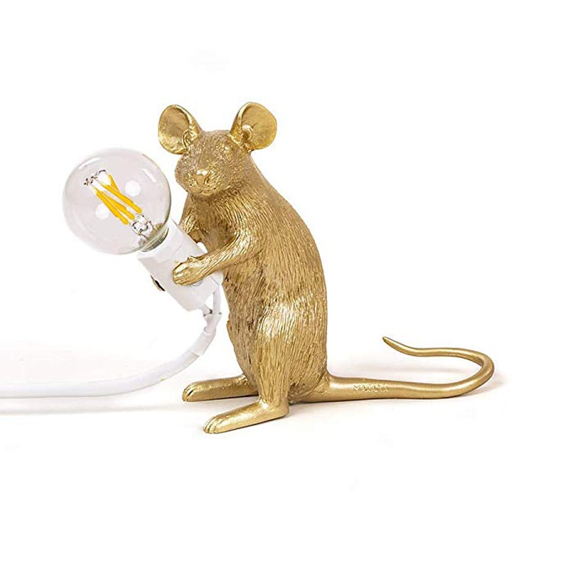 Nordic-style Creative White Animal Mouse Lamp For Living Room And Dining Room 9