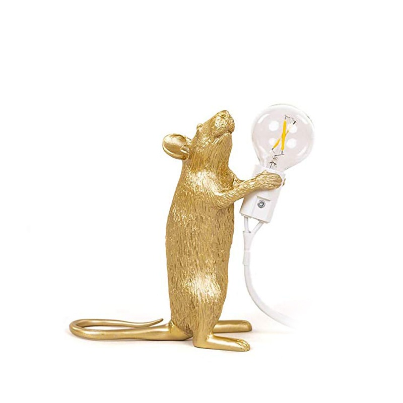 Nordic-style Creative White Animal Mouse Lamp For Living Room And Dining Room 8