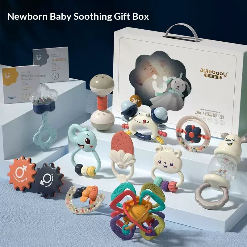 Baby Soothing Rattle Gift Box Toy
