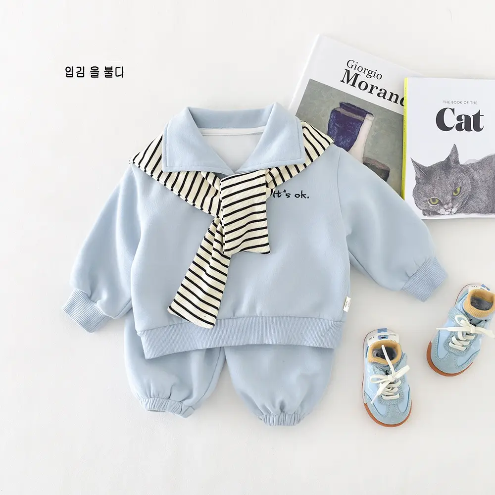 Baby Long-sleeve Top And Pants Set