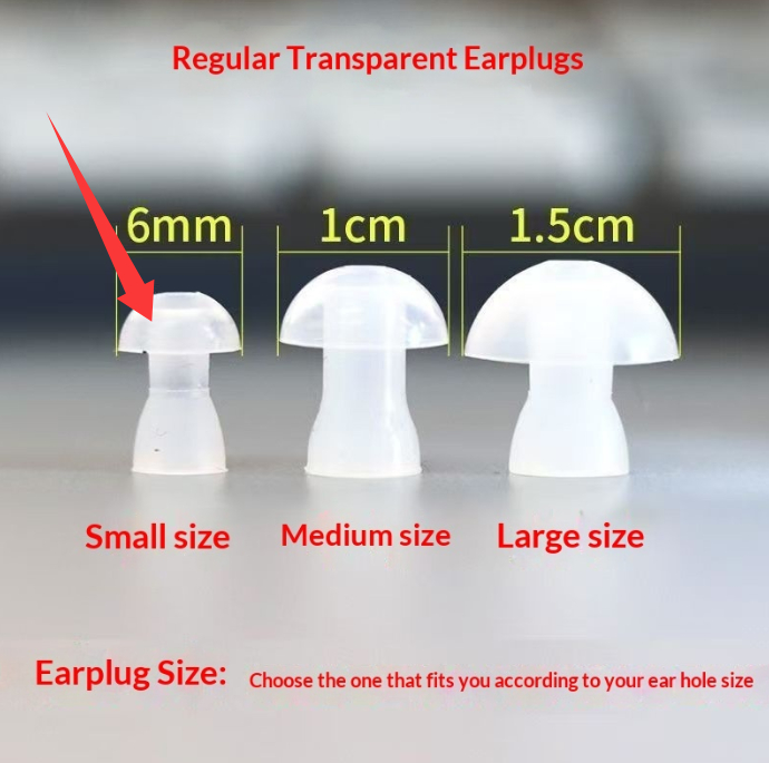 Round Mushroom-head Silicone Dome Earplugs