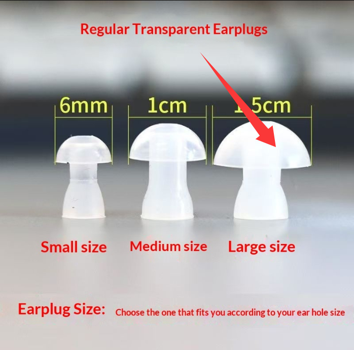 Round Mushroom-head Silicone Dome Earplugs