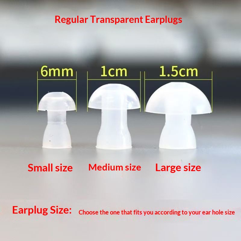 Round Mushroom-head Silicone Dome Earplugs