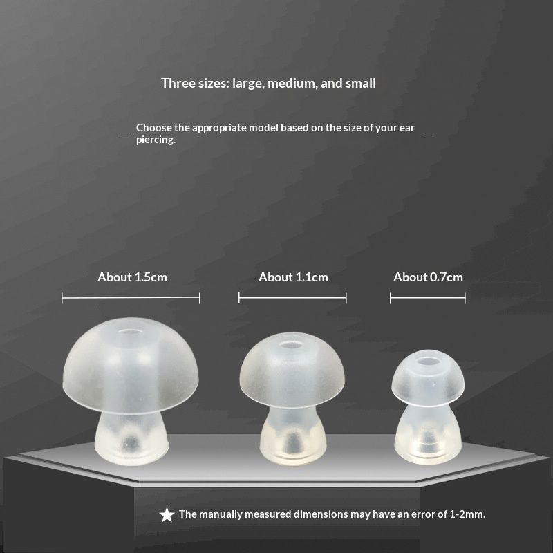 Round Mushroom-head Silicone Dome Earplugs