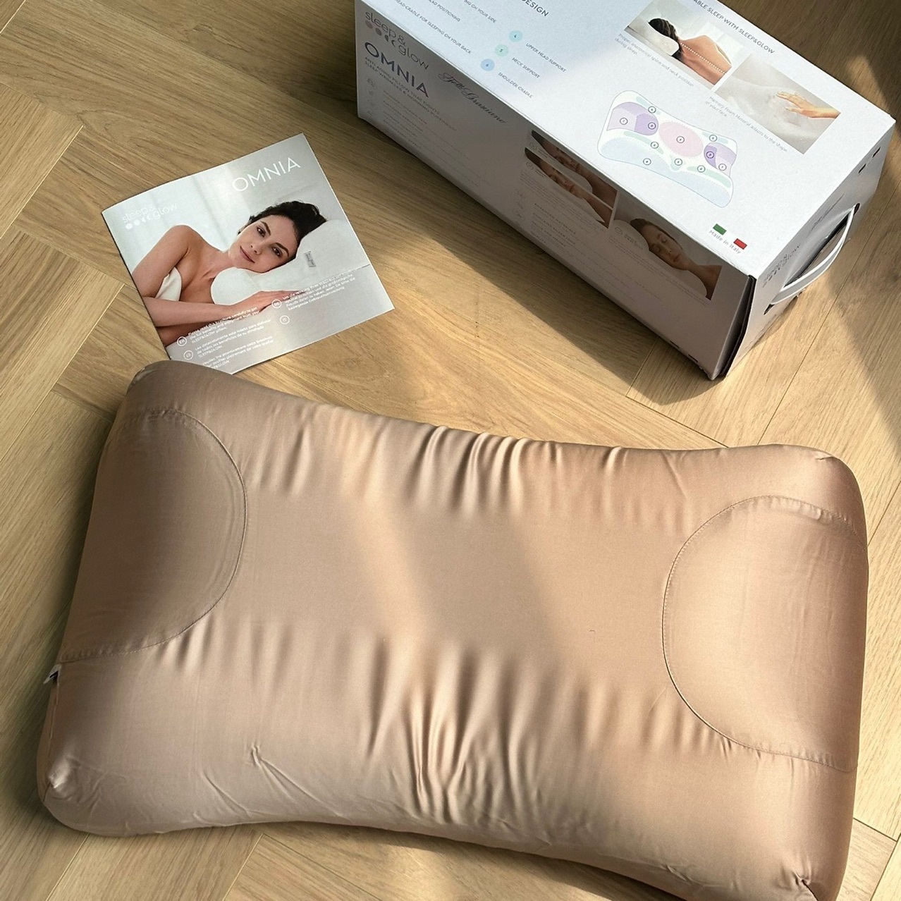Beauty Zone Side-Sleeping Pressure-Relief Memory Foam Pillow With Tencel Pillowcase