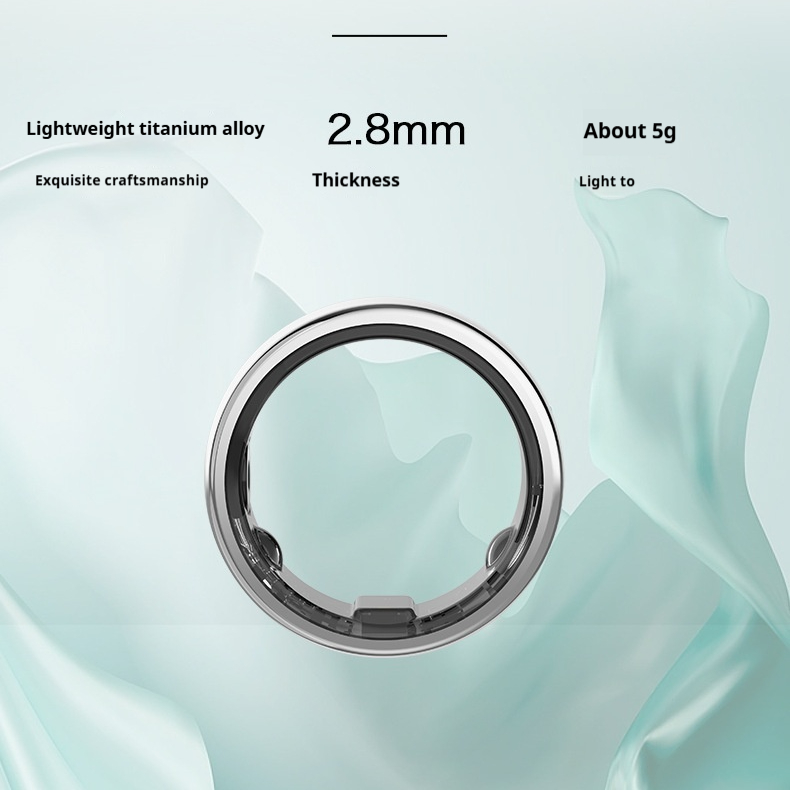 X4 Waterproof Wireless Charging Smart Ring, Sports And Health Ring, Heart Rate, Body Temperature