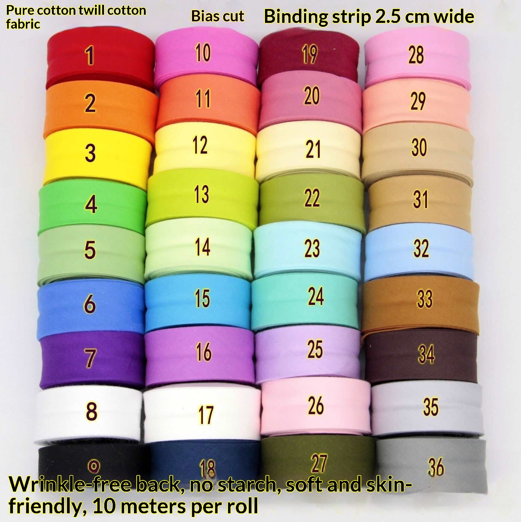 25 Cm Hand-woven Twill Binding Strip For Bed Sheets