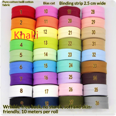 25 Cm Hand-woven Twill Binding Strip For Bed Sheets