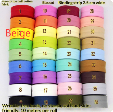 25 Cm Hand-woven Twill Binding Strip For Bed Sheets