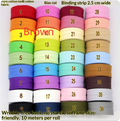 25 Cm Hand-woven Twill Binding Strip For Bed Sheets