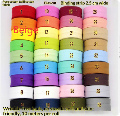 25 Cm Hand-woven Twill Binding Strip For Bed Sheets