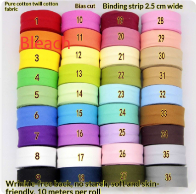 25 Cm Hand-woven Twill Binding Strip For Bed Sheets