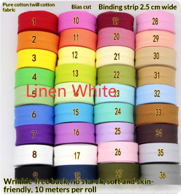 25 Cm Hand-woven Twill Binding Strip For Bed Sheets