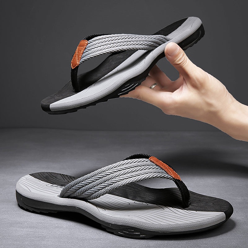 Casual Flip-Flops Mens Sandals Outdoor Non-Slip Beach Sandals
