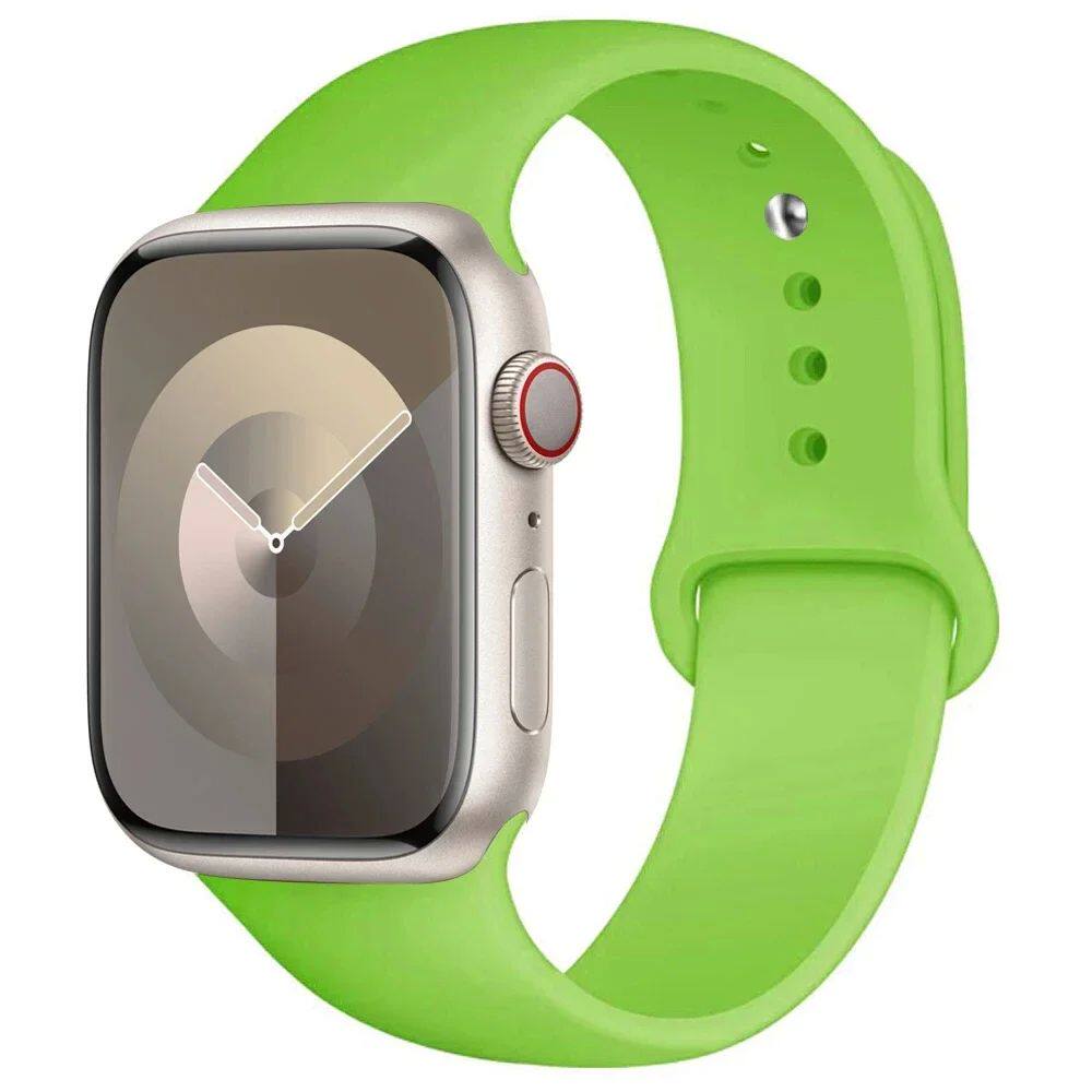 Silicone Watch Strap Band 44mm 45mm 40mm 41mm 42-38mm 45 7