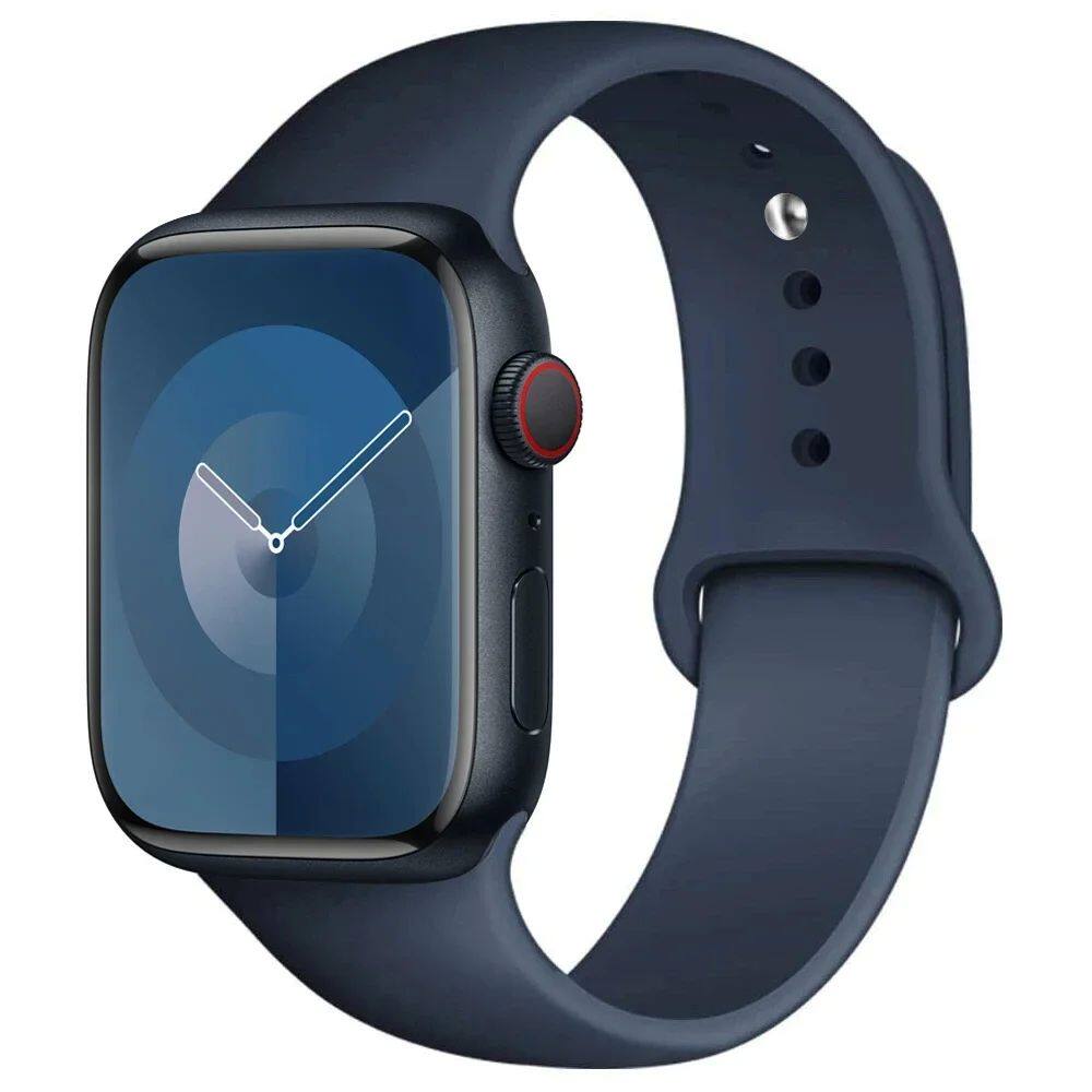 Silicone Watch Strap Band 44mm 45mm 40mm 41mm 42-38mm 45 9