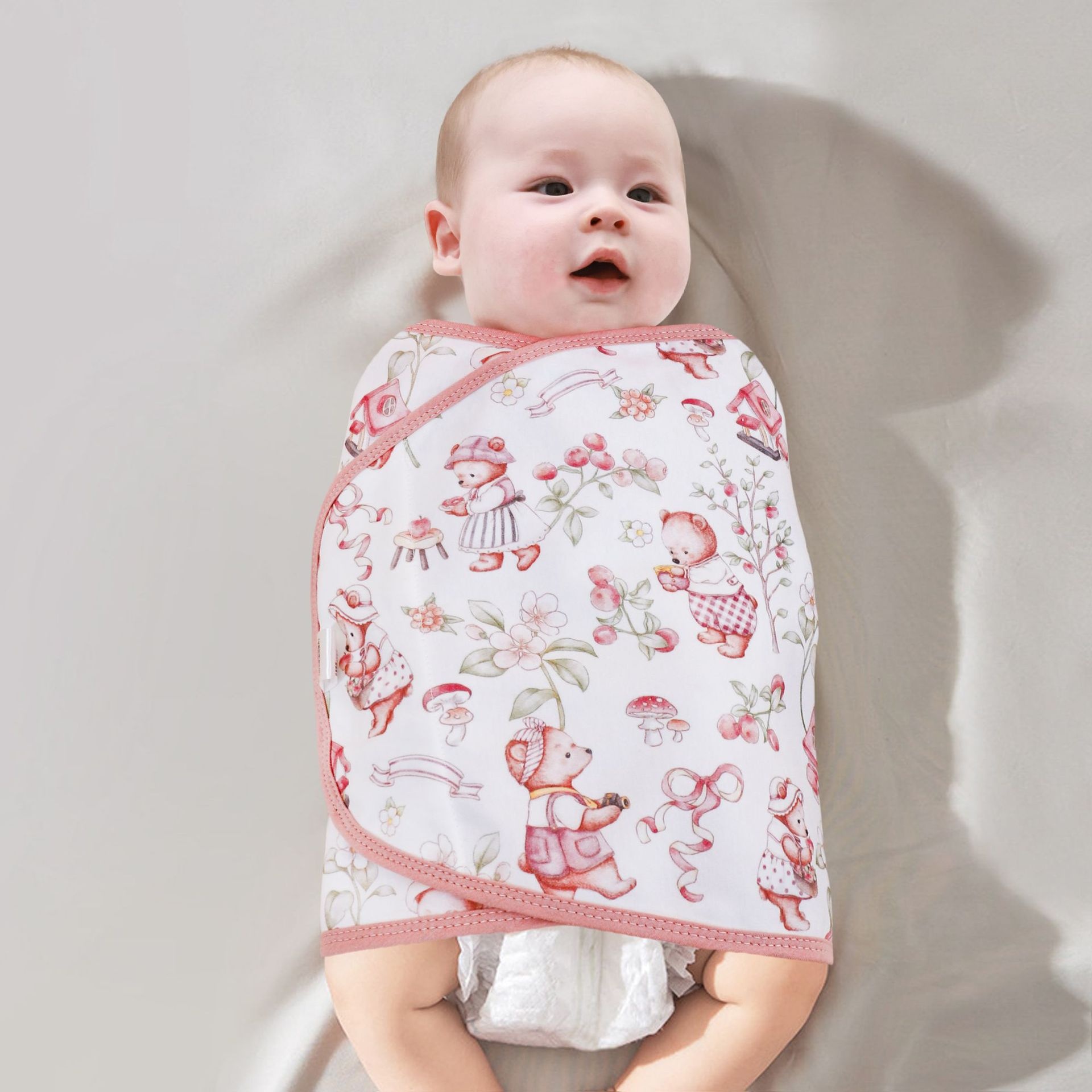 Baby Swaddle Blanket Class A Cotton Wrap For Newborns