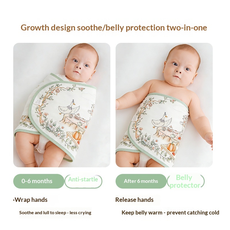 Baby Swaddle Blanket Class A Cotton Wrap For Newborns