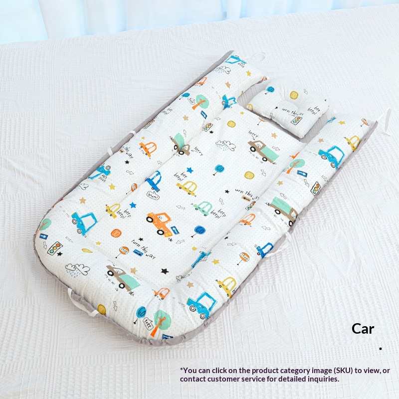 Bed-in-a-bed Newborn Wake-up Helper Bionic Cartoon Design