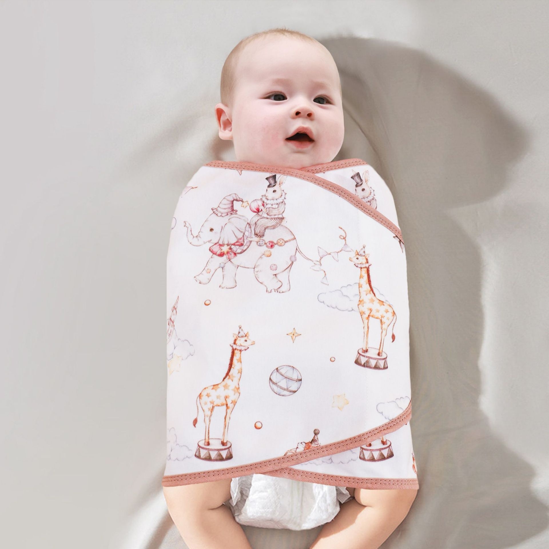 Baby Swaddle Blanket Class A Cotton Wrap For Newborns