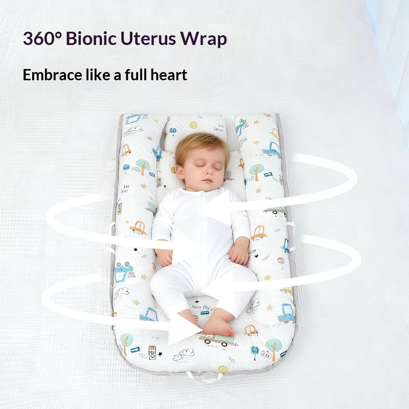 Bed-in-a-bed Newborn Wake-up Helper Bionic Cartoon Design