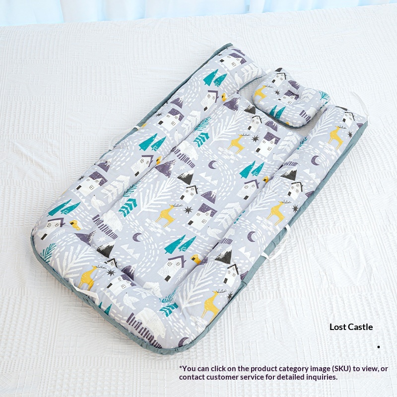 Bed-in-a-bed Newborn Wake-up Helper Bionic Cartoon Design