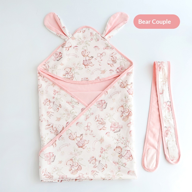 Newborn Swaddle Blanket Knitted Cotton Baby Wrap