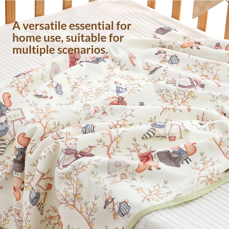 Newborn Swaddle Blanket Knitted Cotton Baby Wrap