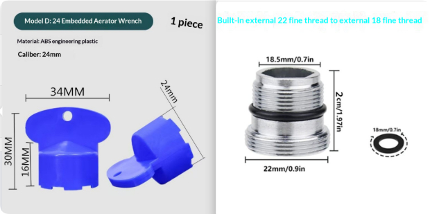 Faucet Adapter For Replacing The Filter Water Purifier Connector