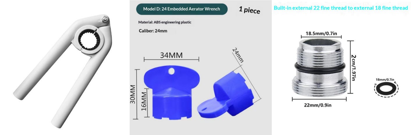 Faucet Adapter For Replacing The Filter Water Purifier Connector