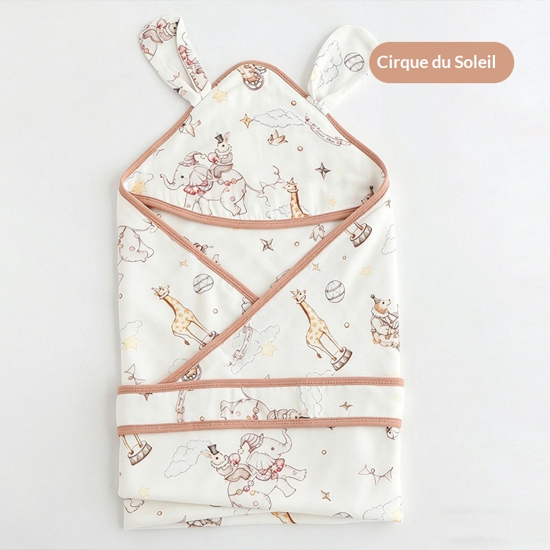 Baby Swaddle Blanket Summer Thin Breathable Bamboo Cotton