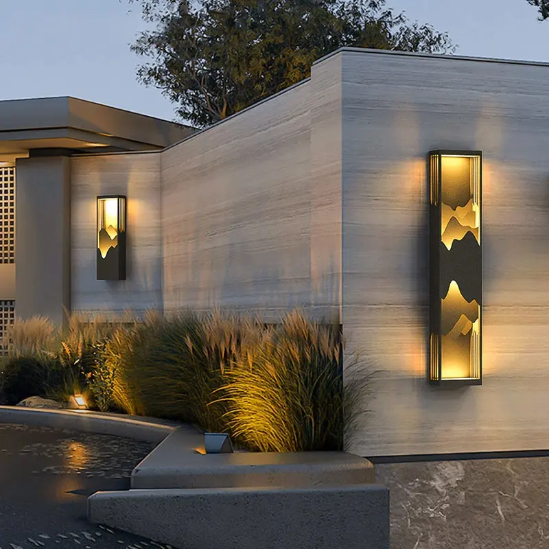 Outdoor Wall Lamp Solar-powered