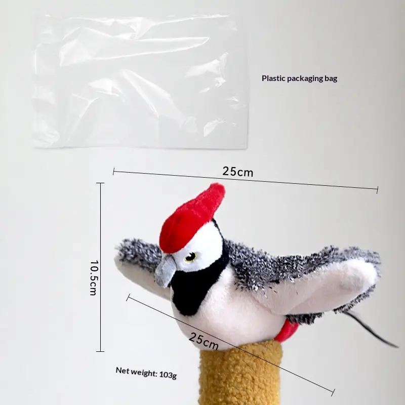 Cat Toy Cloth Cover Electric Woodpecker Pet Supplies