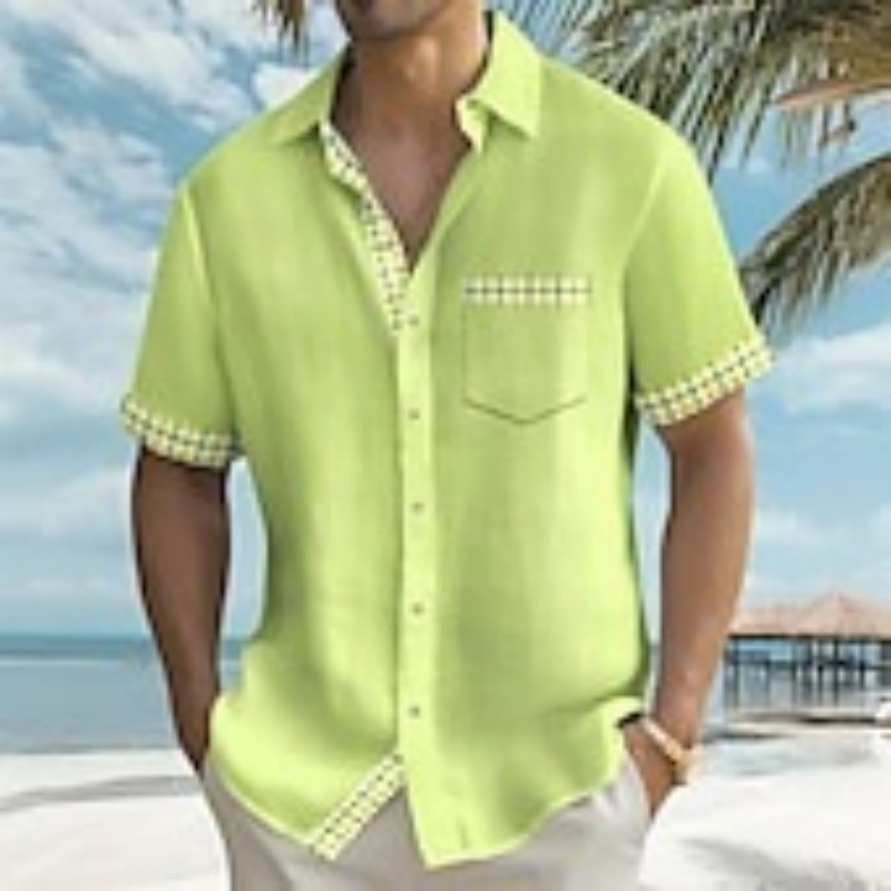 3D Digital Printing Short-sleeved Shirt For Men