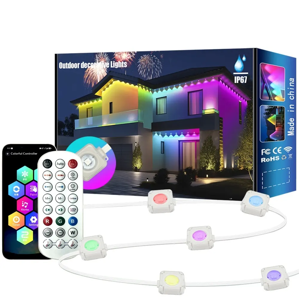 Outdoor Eave Light Smart Waterproof Color-Changing Patio