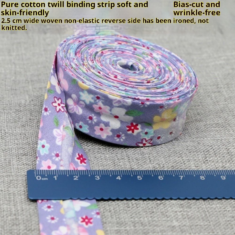 Fabric Handcrafted Twill Binding Strip For Cushions And Bed Sheets