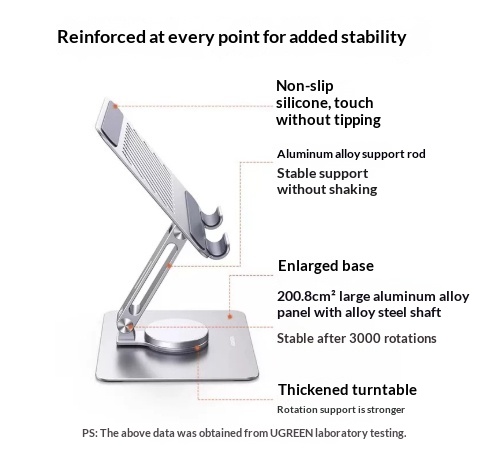 Tablet Stand Desktop Holder 360 degree Rotation Cd6966bb 023b 4983 8594 98c85f080599 Trans